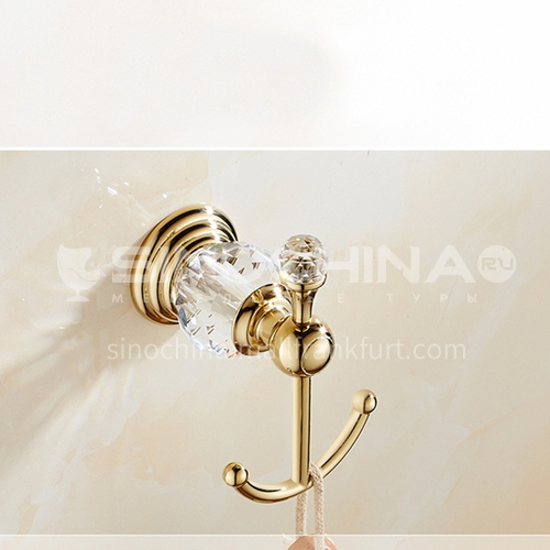 European classical single hook gold crystal hook80101SJ